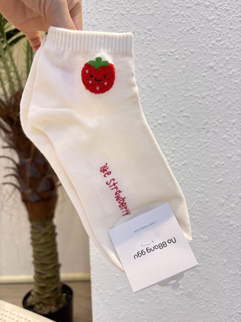 CACTUS-Q韓國代購女裝新款熱賣推薦26春夏休閑人氣職業襪子CACTUS十雙起/可混搭襪子圖色2