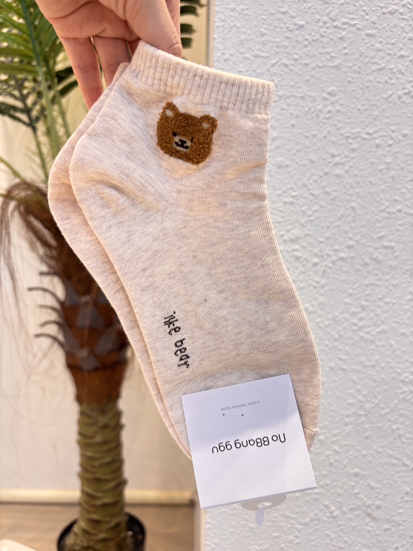 CACTUS-Q韓國代購女裝新款熱賣推薦26春夏休閑人氣職業襪子CACTUS十雙起/可混搭襪子圖色3