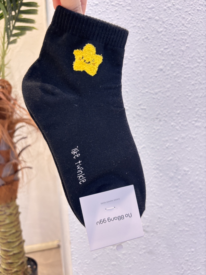 CACTUS-Q韓國代購女裝新款熱賣推薦26春夏休閑人氣職業襪子CACTUS十雙起/可混搭襪子圖色5