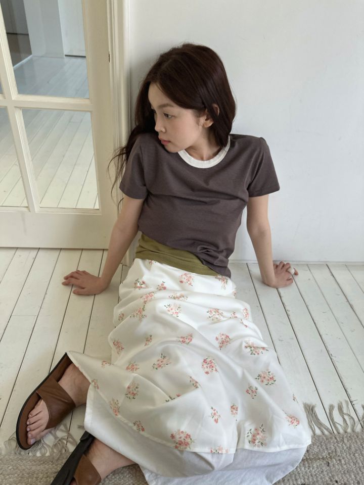 MARE東大門實拍女士新款26春夏人氣職業休閑時尚T恤修身條紋MARET恤