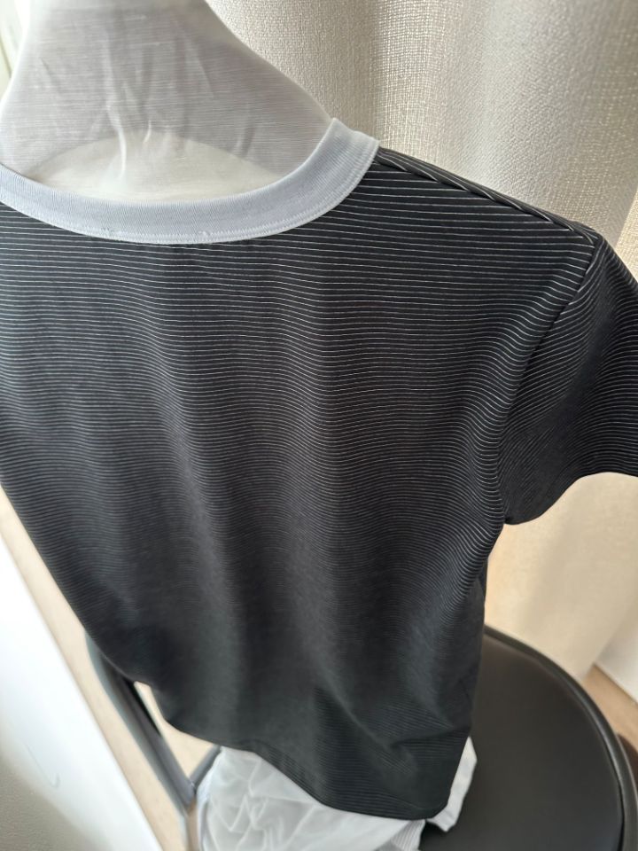 MARE東大門實拍女士新款26春夏人氣職業休閑時尚T恤修身條紋MARET恤