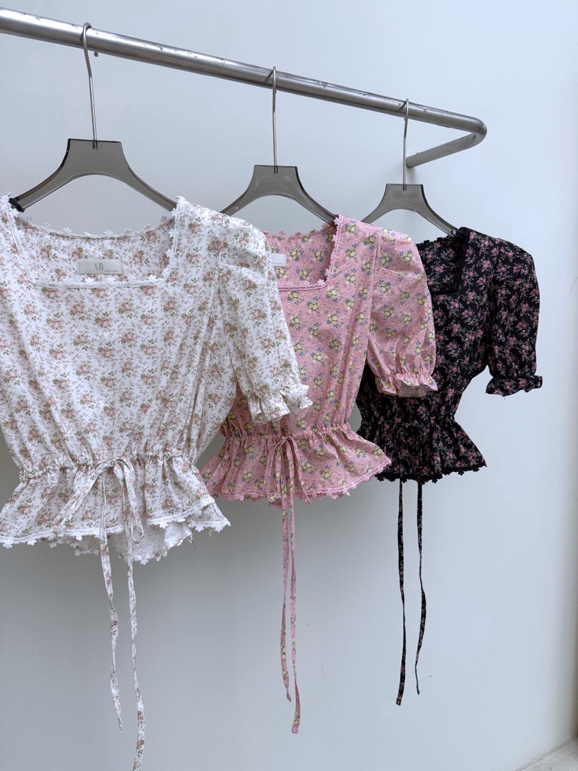 AB韓國代購女裝新品時尚熱賣職業26春夏休閑真品襯衫蕾絲衫AB襯衫/蕾絲衫