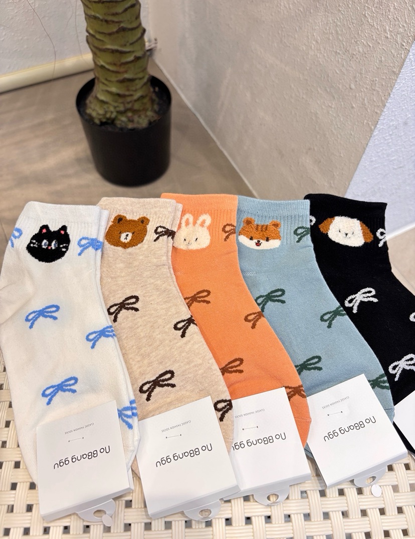 CACTUS-Q韓國代購女裝新款26春夏熱賣休閑職業推薦時尚襪子CACTUS十雙起/可混搭襪子