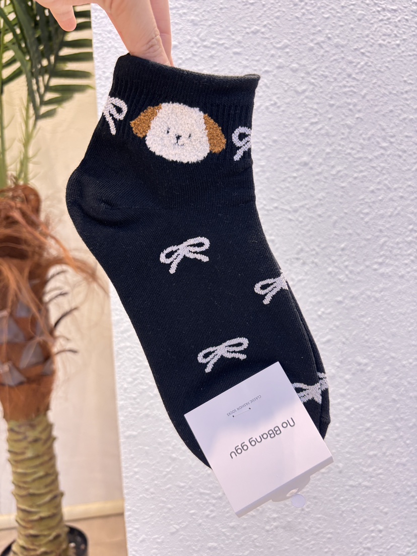 CACTUS-Q韓國代購女裝新款26春夏熱賣休閑職業推薦時尚襪子CACTUS十雙起/可混搭襪子圖色5