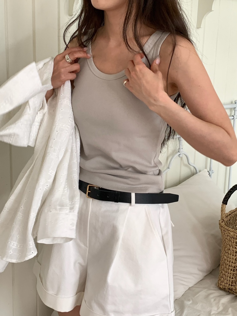 BLEECKER韓國代購女士新款時尚26春夏人氣休閑熱賣吊帶背心BLEECKER吊帶/背心