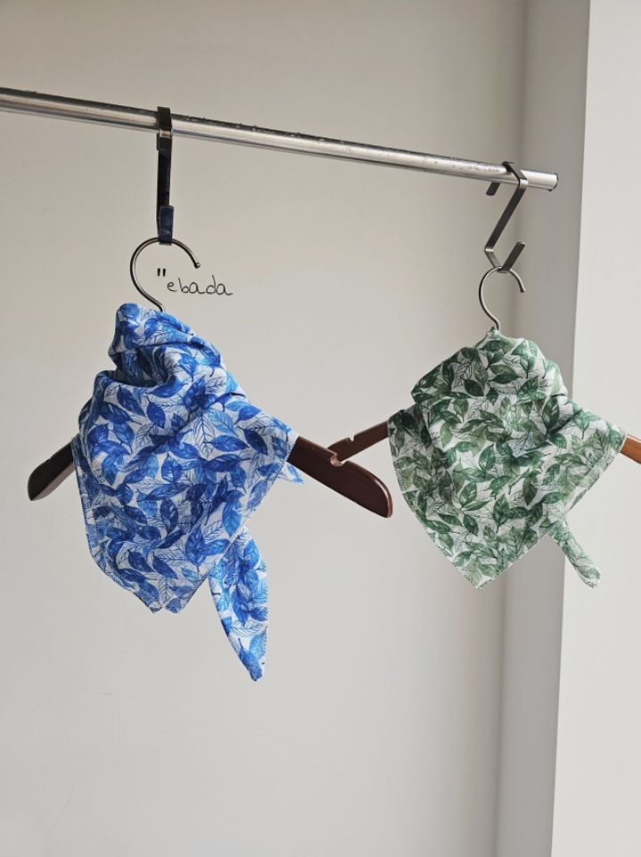 EBADA韓國代購女裝新款休閑人氣26春夏推薦職業圍巾披肩棉EBADA圍巾/披肩