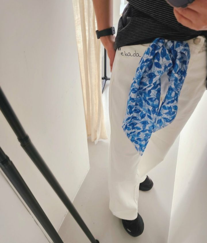 EBADA韓國代購女裝新款休閑人氣26春夏推薦職業圍巾披肩棉EBADA圍巾/披肩