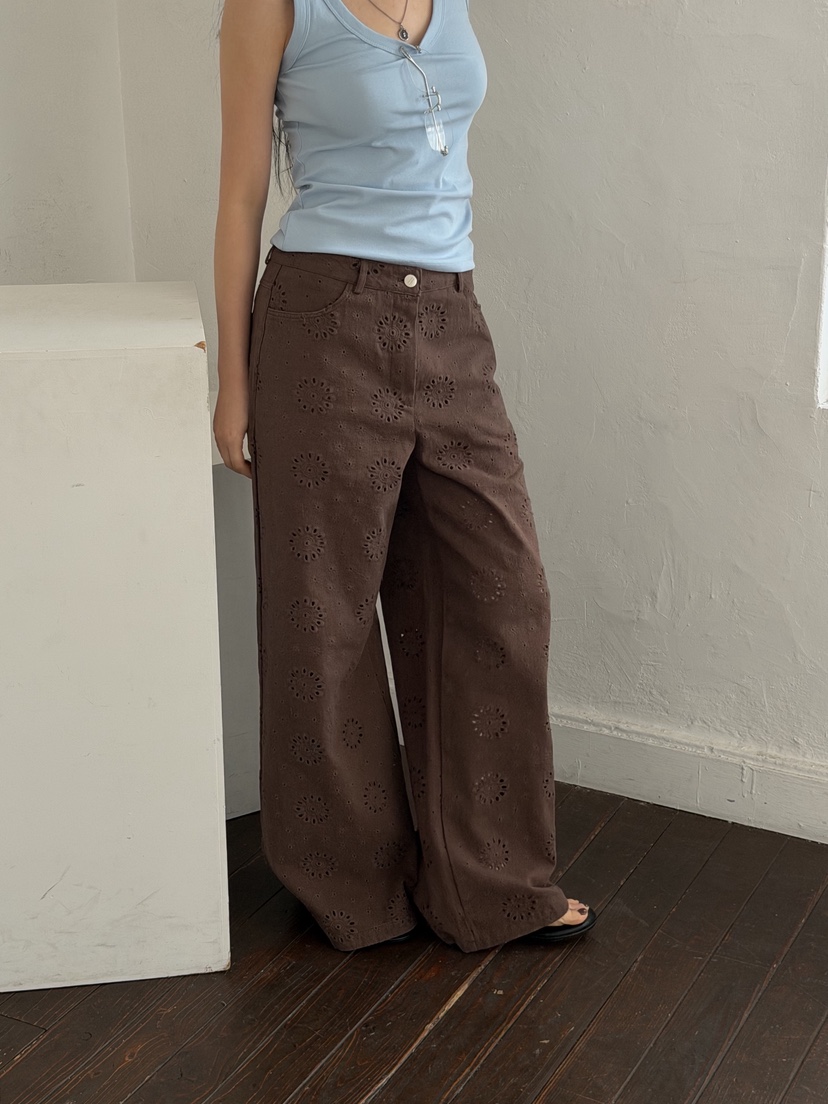 SUNDER MARKET東大門代購女士新品推薦人氣職業熱賣休閑褲SUNDER MARKET休閑褲圖色1