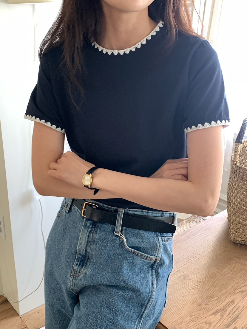 BLEECKER東大門代購女士新品推薦26春夏熱賣時尚真品T恤刺繡BLEECKERT恤