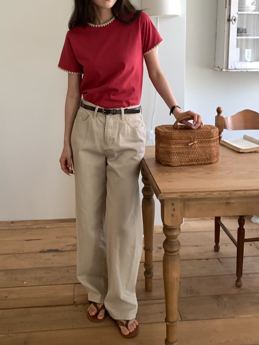 BLEECKER東大門代購女士新品推薦26春夏熱賣時尚真品T恤刺繡BLEECKERT恤