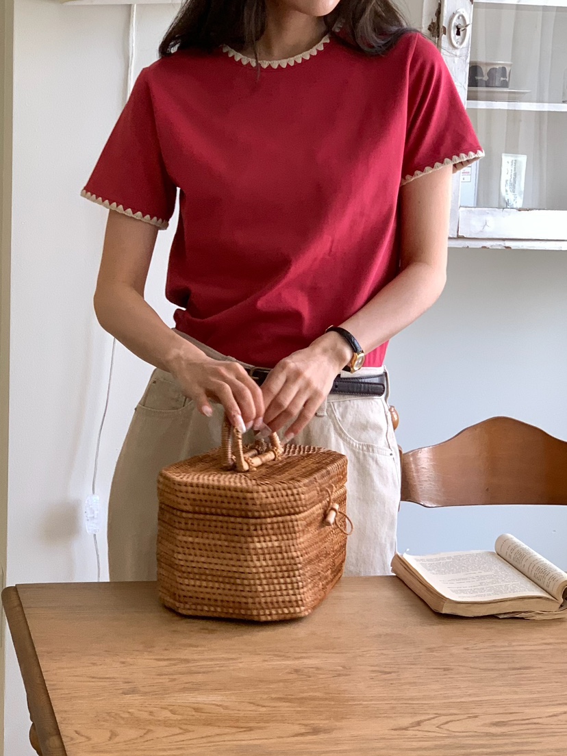 BLEECKER東大門代購女士新品推薦26春夏熱賣時尚真品T恤刺繡BLEECKERT恤
