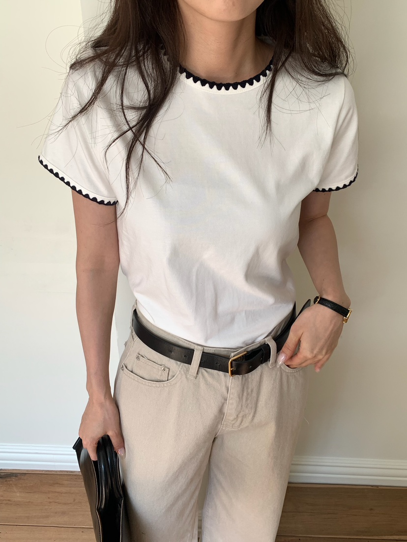 BLEECKER東大門代購女士新品推薦26春夏熱賣時尚真品T恤刺繡BLEECKERT恤