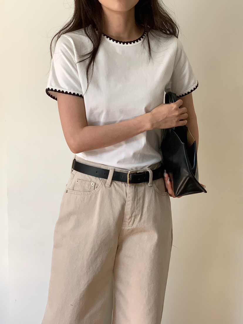 BLEECKER東大門代購女士新品推薦26春夏熱賣時尚真品T恤刺繡BLEECKERT恤