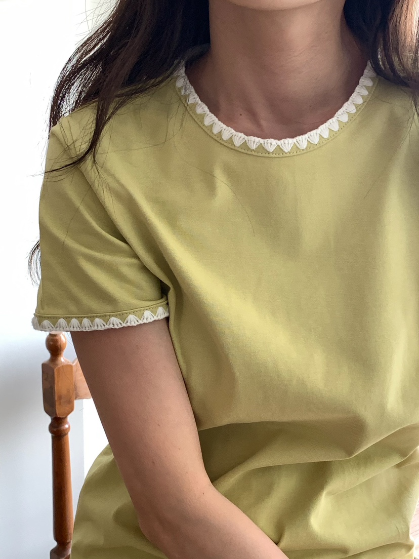 BLEECKER東大門代購女士新品推薦26春夏熱賣時尚真品T恤刺繡BLEECKERT恤