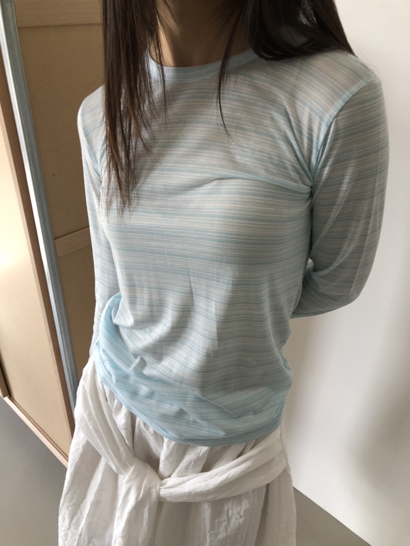 FLASH/I LOVE ME東大門代購女裝新品推薦職業休閑長袖T恤FLASH/I LOVE ME長袖T恤