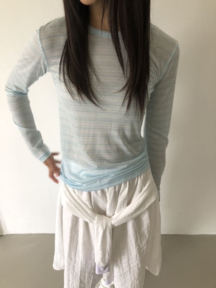 FLASH/I LOVE ME東大門代購女裝新品推薦職業休閑長袖T恤FLASH/I LOVE ME長袖T恤