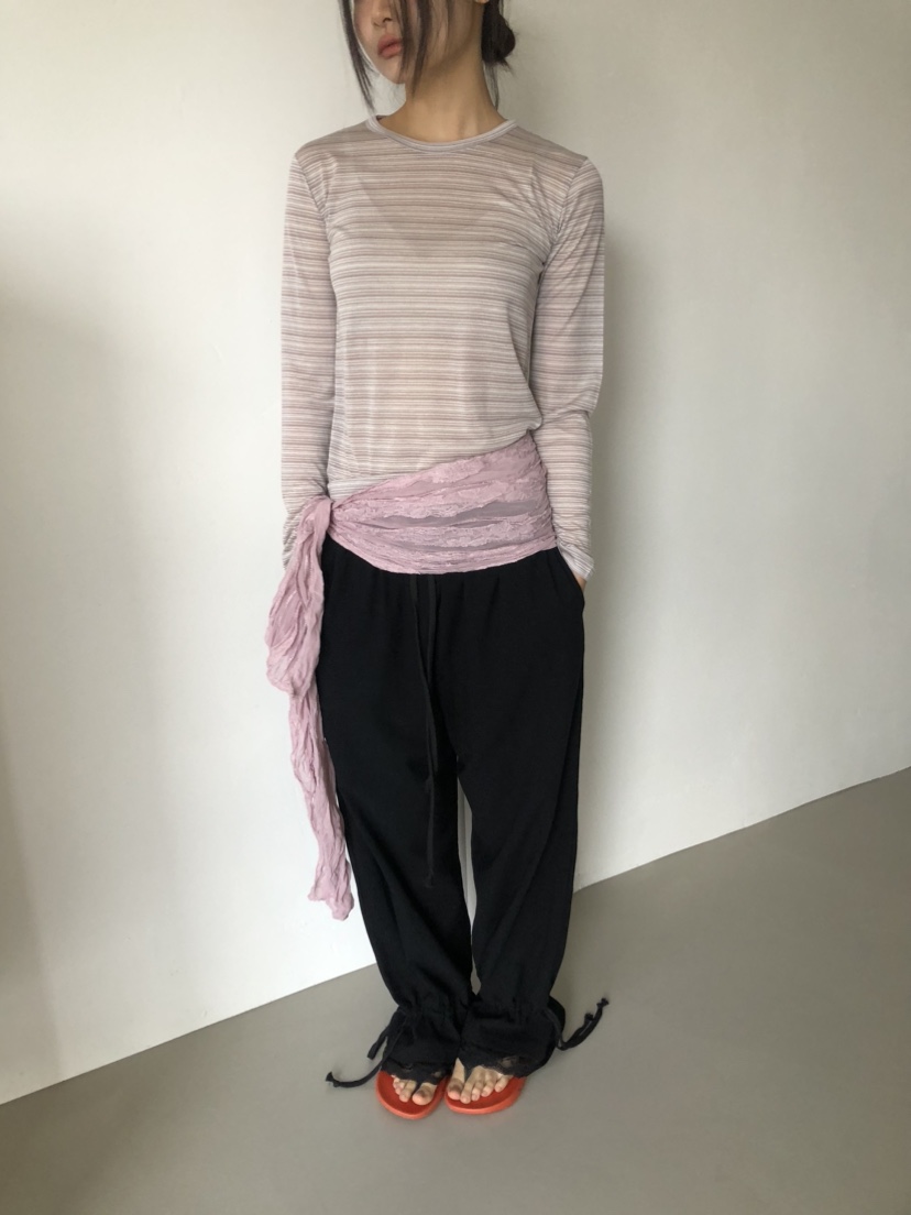 FLASH/I LOVE ME東大門代購女裝新品推薦職業休閑長袖T恤FLASH/I LOVE ME長袖T恤