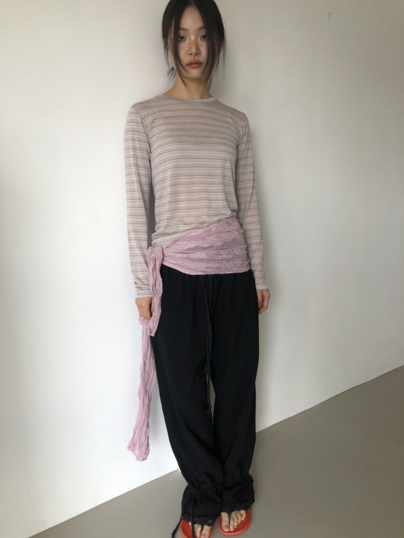 FLASH/I LOVE ME東大門代購女裝新品推薦職業休閑長袖T恤FLASH/I LOVE ME長袖T恤