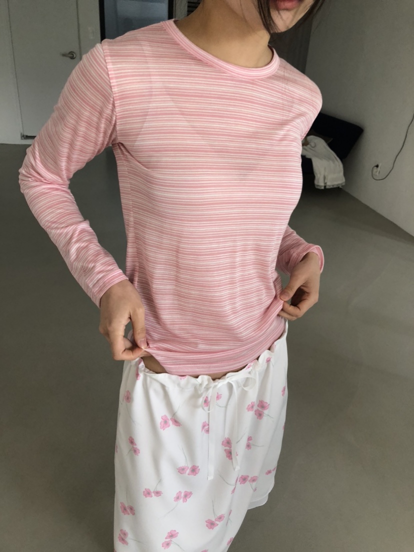 FLASH/I LOVE ME東大門代購女裝新品推薦職業休閑長袖T恤FLASH/I LOVE ME長袖T恤圖色1