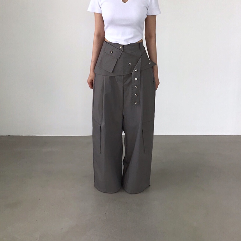 2TWO MOON東大門代購女士新品人氣真品時尚推薦休閑褲口袋2TWO MOON休閑褲