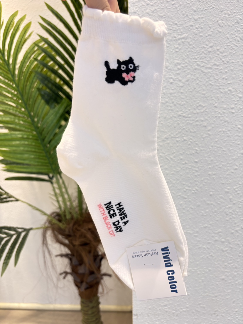 CACTUS-Q韓國直郵女裝新款熱賣推薦真品職業人氣休閑襪子CACTUS十雙起/可混搭襪子圖色1