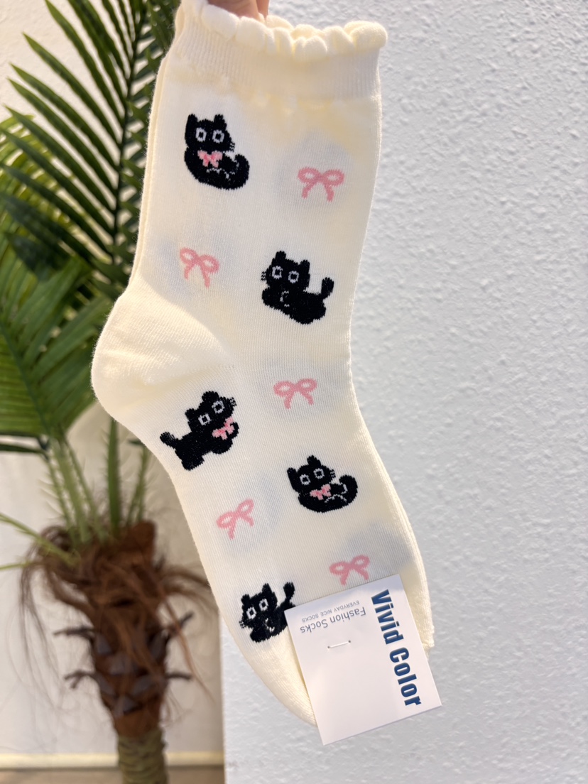 CACTUS-Q韓國直郵女裝新款熱賣推薦真品職業人氣休閑襪子CACTUS十雙起/可混搭襪子圖色2