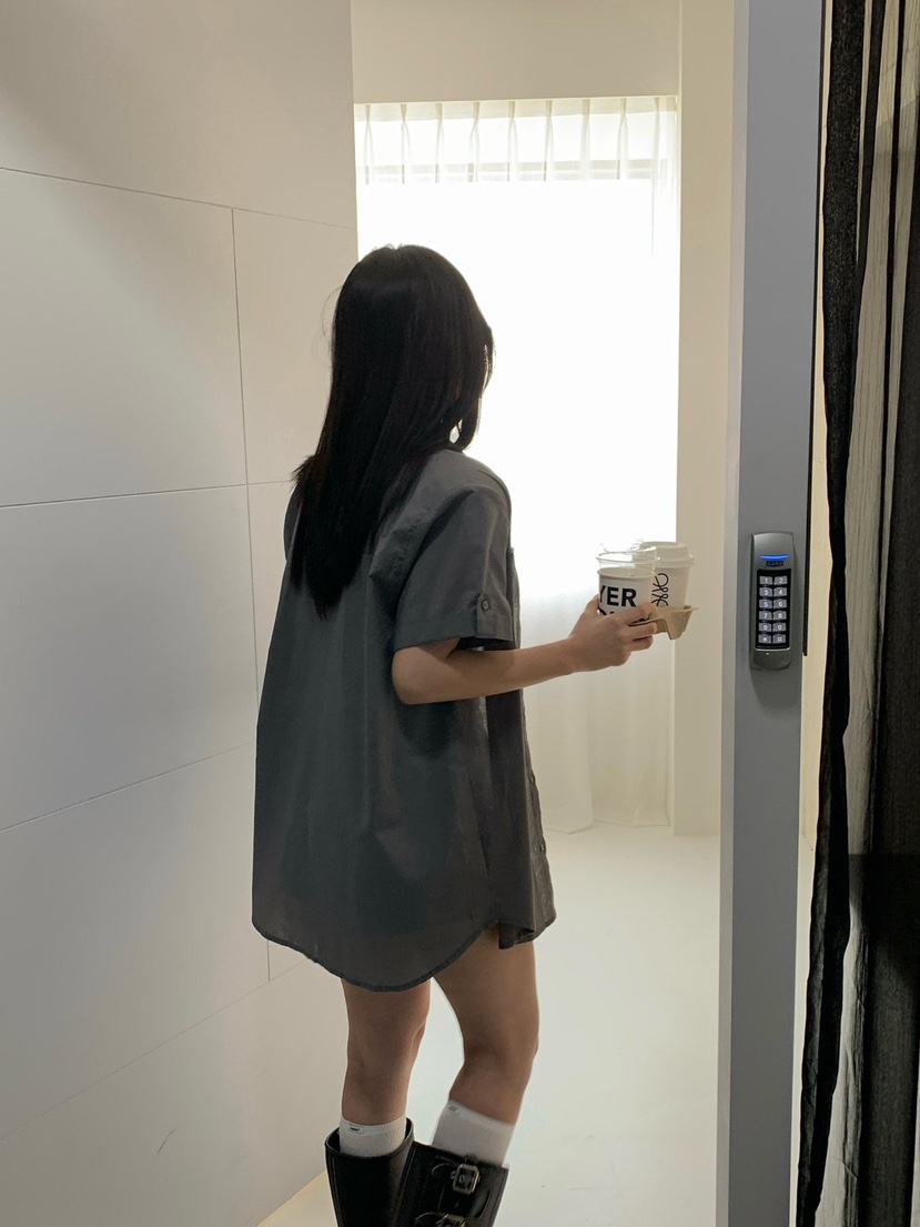 REVE CITE-L韓國直郵女士新品人氣休閑26春夏襯衫蕾絲衫REVE CITE-L襯衫/蕾絲衫