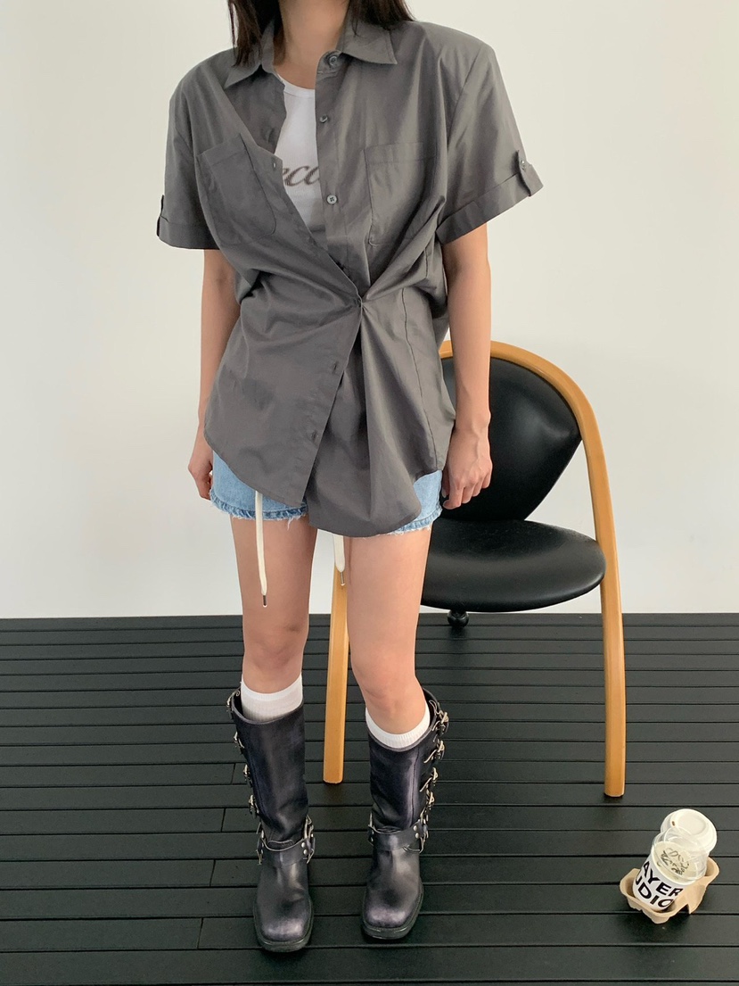 REVE CITE-L韓國直郵女士新品人氣休閑26春夏襯衫蕾絲衫REVE CITE-L襯衫/蕾絲衫圖色2