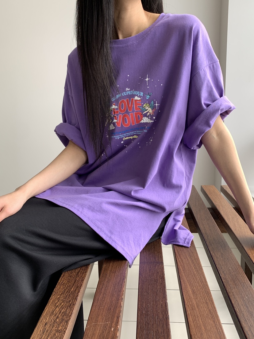 MUSE-P韓國直郵女士新款時尚人氣26春夏推薦真品休閑T恤MUSE-PT恤