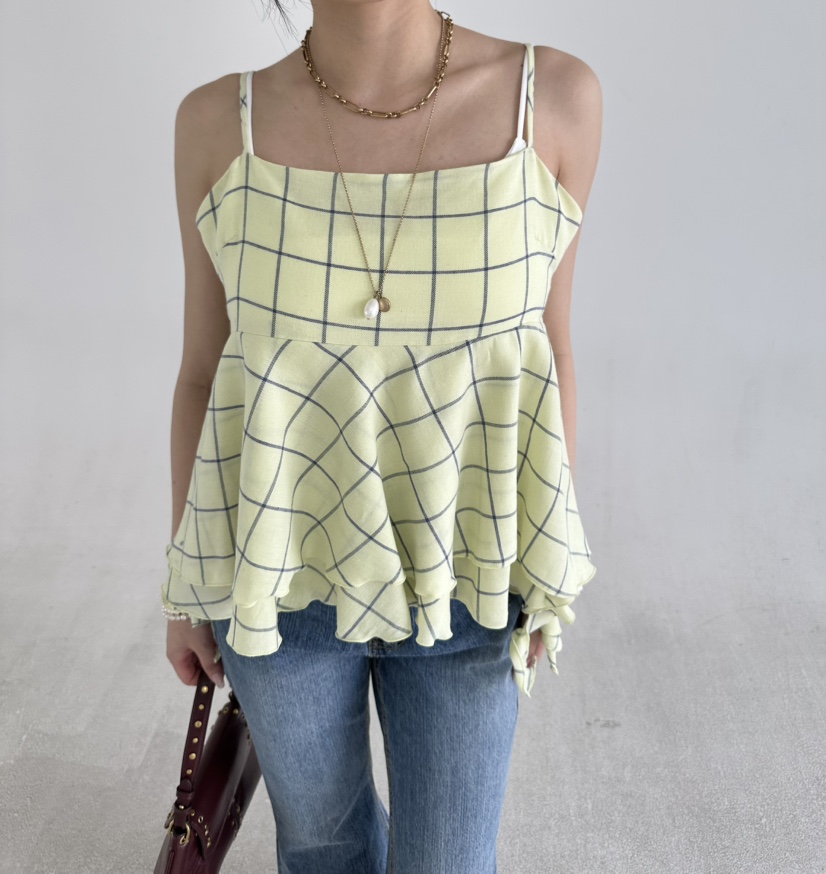 JENNY 1976韓國直郵女士新款休閑職業推薦時尚26春夏吊帶背心JENNY 1976吊帶/背心