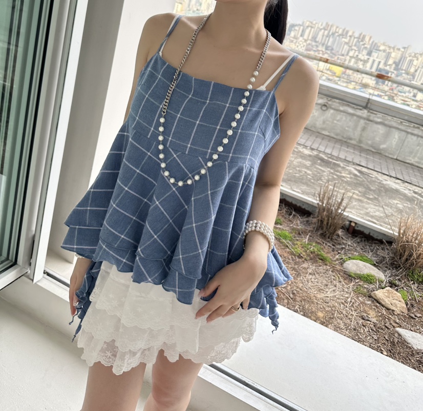 JENNY 1976韓國直郵女士新款休閑職業推薦時尚26春夏吊帶背心JENNY 1976吊帶/背心