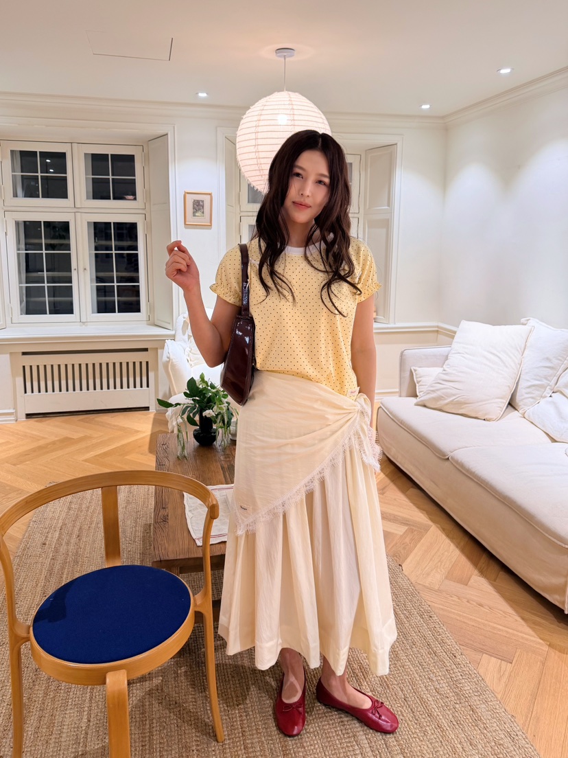 BOUTIQUE-L韓國代購女裝新款時尚真品26春夏人氣職業長裙BOUTIQUE-L長裙