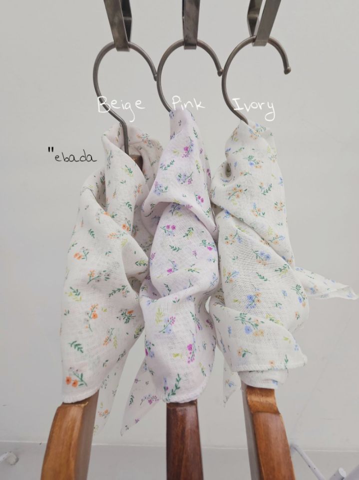 EBADA韓國代購女士新品熱賣休閑人氣真品圍巾披肩棉質絎縫EBADA圍巾/披肩