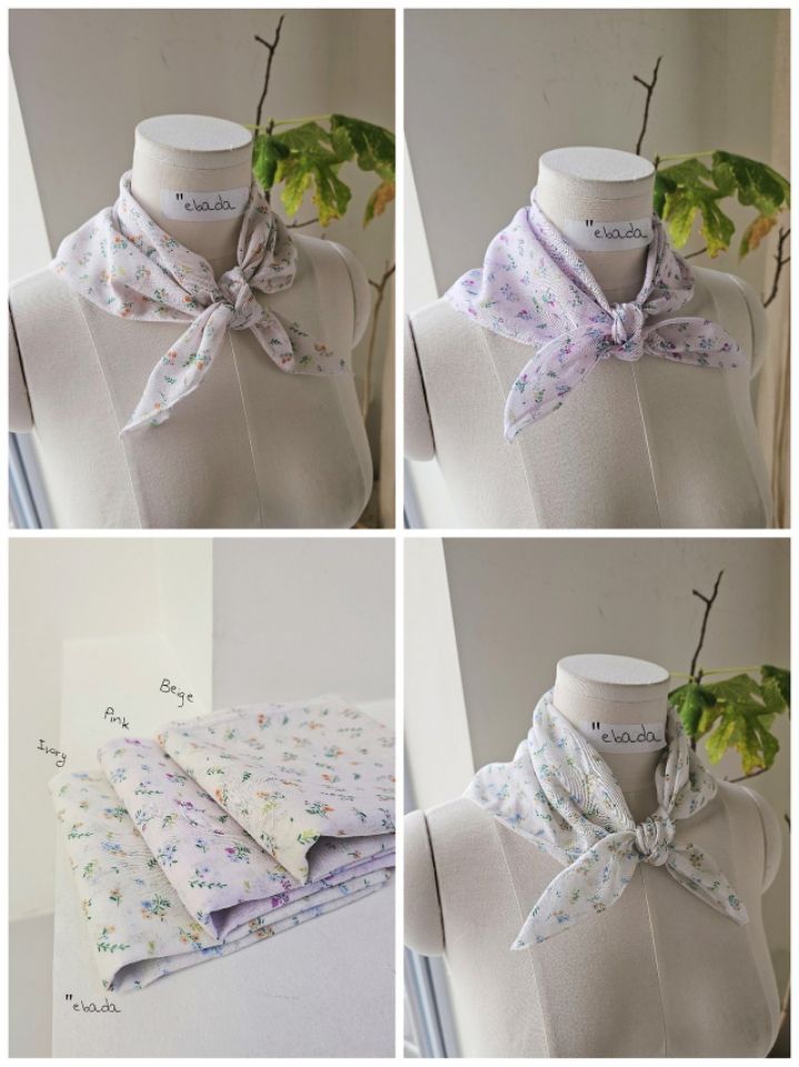 EBADA韓國代購女士新品熱賣休閑人氣真品圍巾披肩棉質絎縫EBADA圍巾/披肩