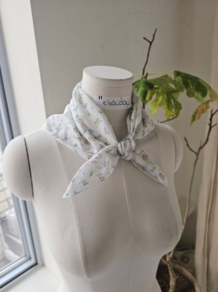 EBADA韓國代購女士新品熱賣休閑人氣真品圍巾披肩棉質絎縫EBADA圍巾/披肩圖色2