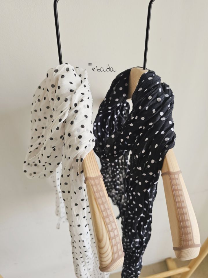 EBADA東大門直郵女士新品推薦真品26春夏圍巾披肩雪紡褶裥EBADA圍巾/披肩