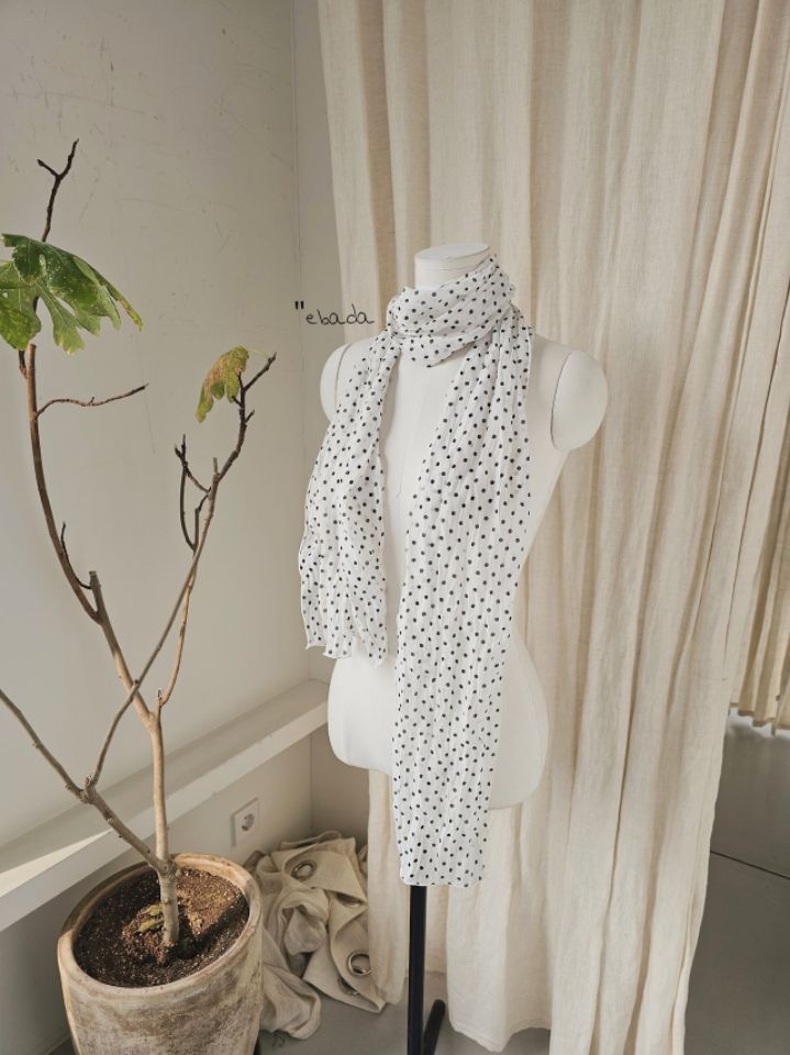 EBADA東大門直郵女士新品推薦真品26春夏圍巾披肩雪紡褶裥EBADA圍巾/披肩圖色2