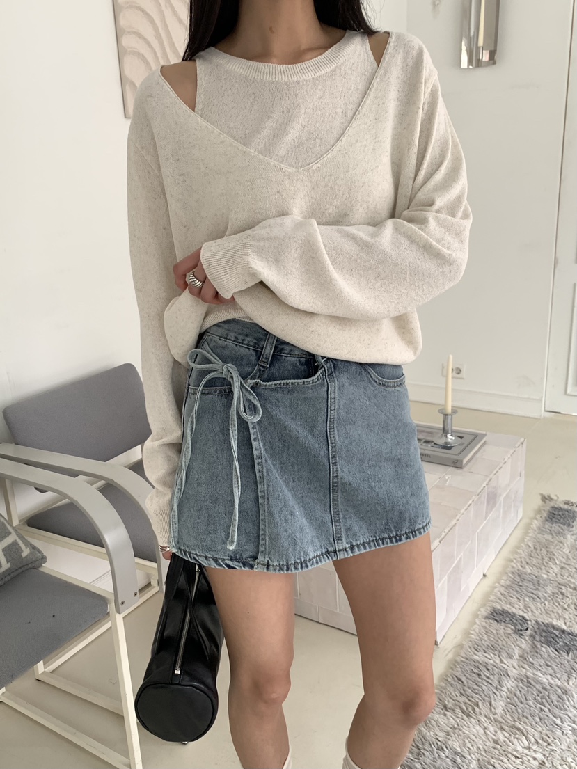 MUSE-P韓國直郵女士新款26春夏時尚休閑推薦人氣職業裙褲MUSE-P裙褲