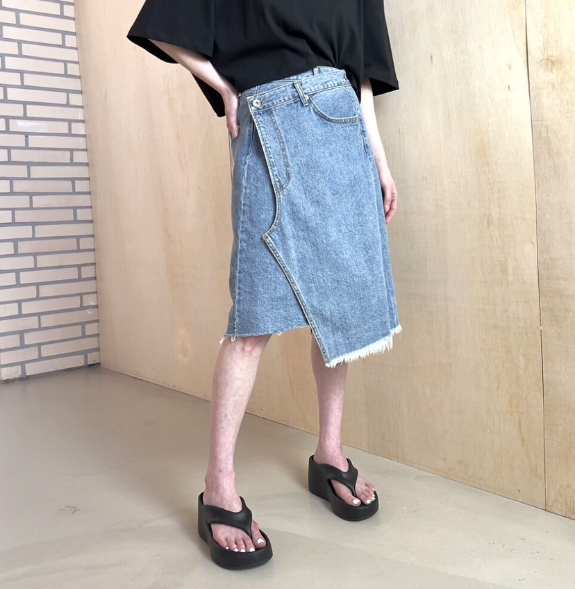 CRACKERS東大門直郵女士新款真品熱賣半身裙中短裙裹身裙CRACKERS半身裙/中短裙