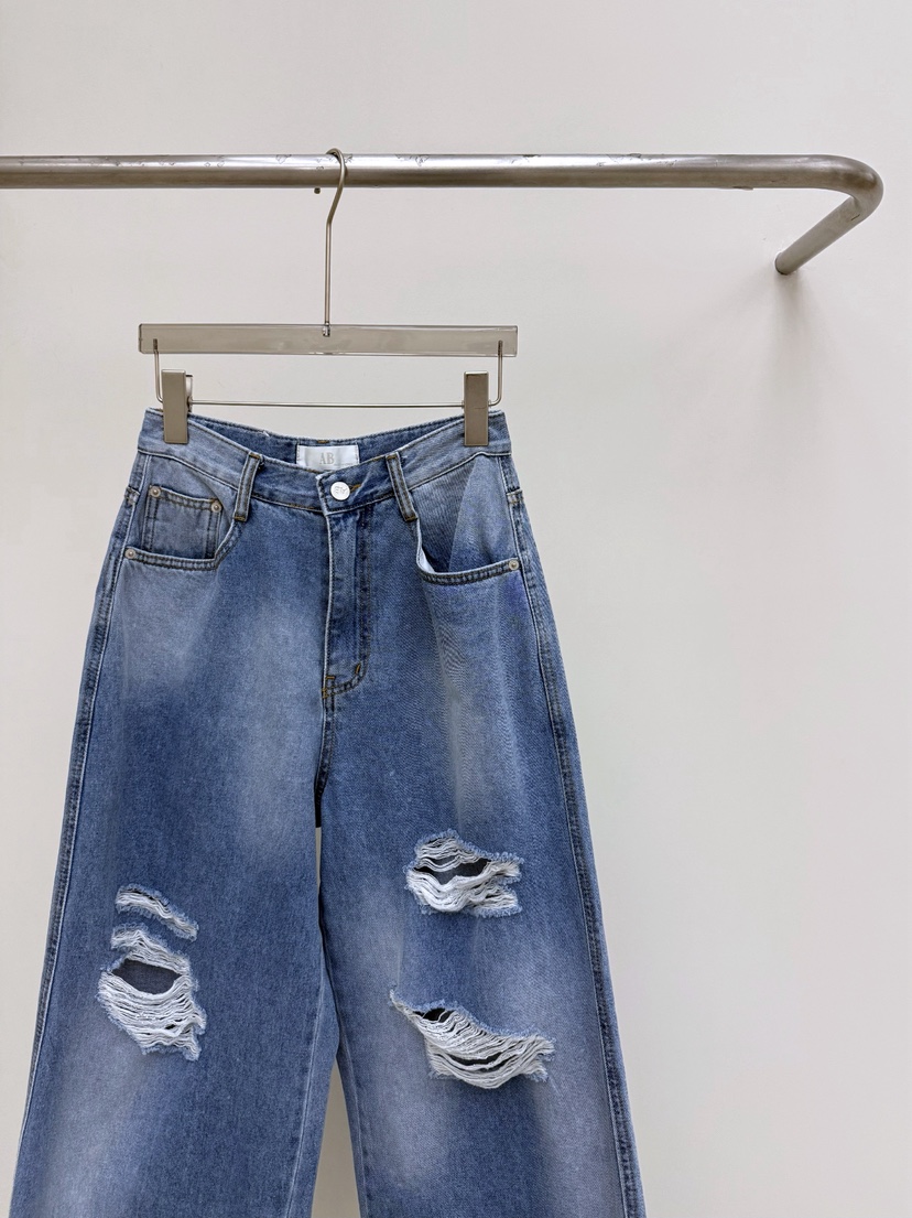 AB東大門直郵女士新款26春夏人氣職業時尚熱賣休閑牛仔褲AB牛仔褲