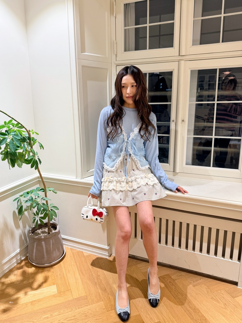 BOUTIQUE-L韓國直郵女裝新品熱賣休閑時尚職業人氣推薦短裙BOUTIQUE-L短裙