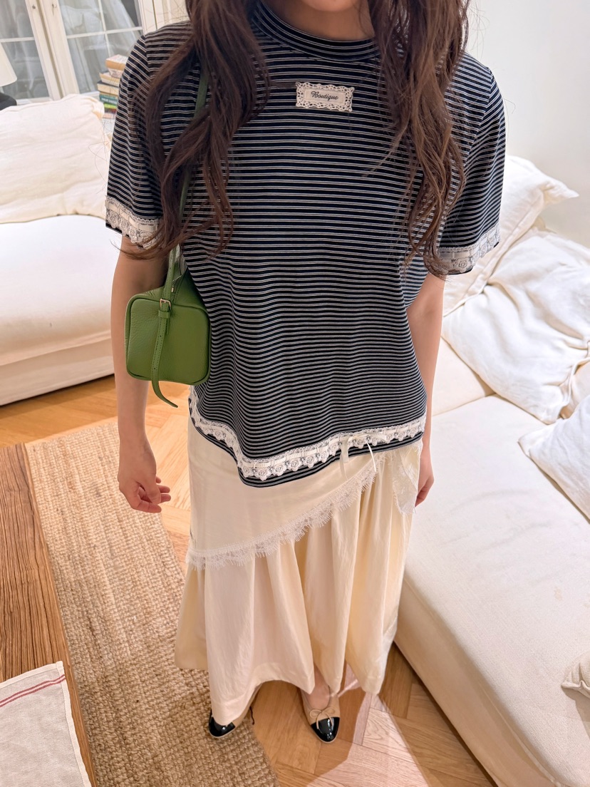 BOUTIQUE-L東大門代購女裝新品26春夏時尚熱賣職業推薦T恤BOUTIQUE-LT恤