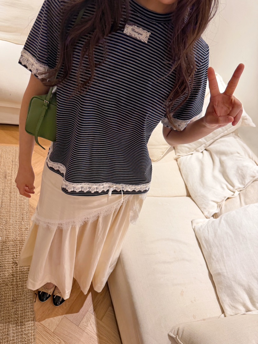 BOUTIQUE-L東大門代購女裝新品26春夏時尚熱賣職業推薦T恤BOUTIQUE-LT恤