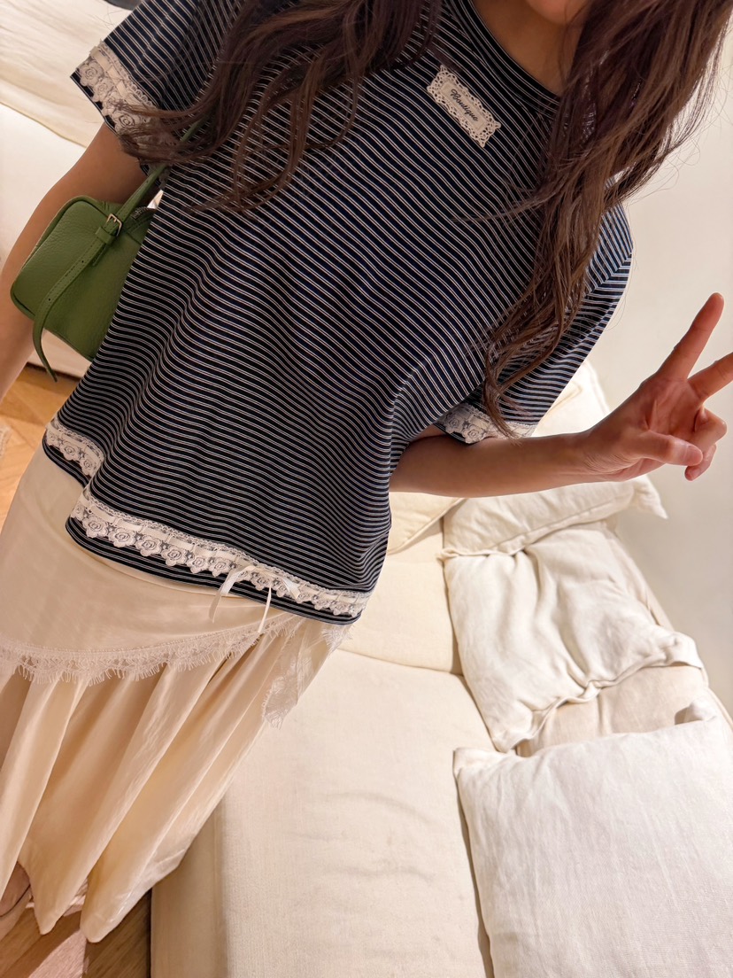 BOUTIQUE-L東大門代購女裝新品26春夏時尚熱賣職業推薦T恤BOUTIQUE-LT恤