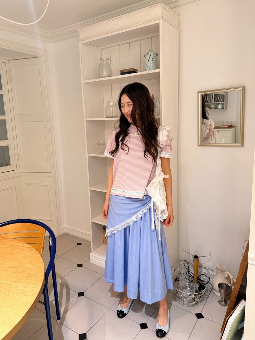 BOUTIQUE-L東大門代購女裝新品26春夏時尚熱賣職業推薦T恤BOUTIQUE-LT恤