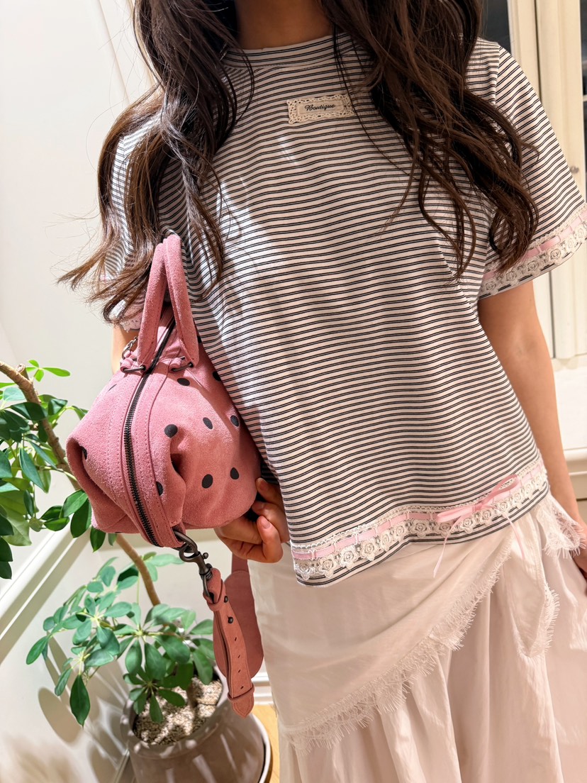 BOUTIQUE-L東大門代購女裝新品26春夏時尚熱賣職業推薦T恤BOUTIQUE-LT恤圖色3