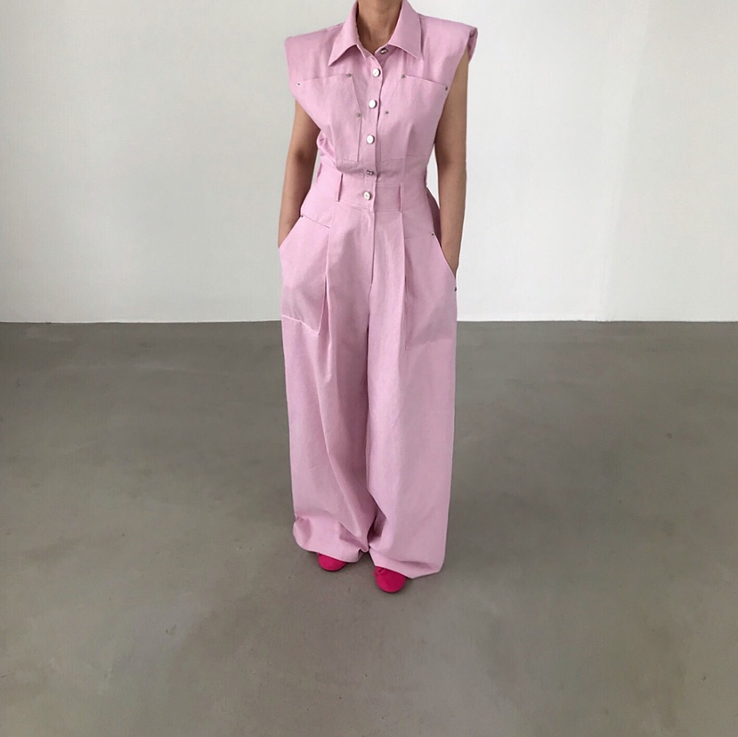 2TWO MOON韓國直郵女裝新品職業人氣真品熱賣時尚連體褲2TWO MOON連體褲