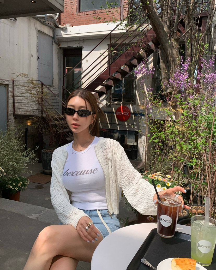 REVE CITE-L東大門實拍女士新品熱賣針織衫華夫格拉鏈開衫REVE CITE-L針織衫