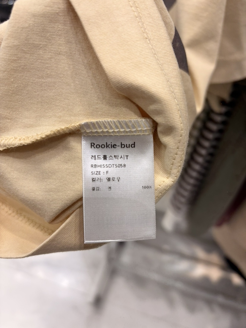 ROOKIE BUD韓國直郵女裝新品休閑時尚真品26春夏推薦T恤ROOKIE BUD-LT恤