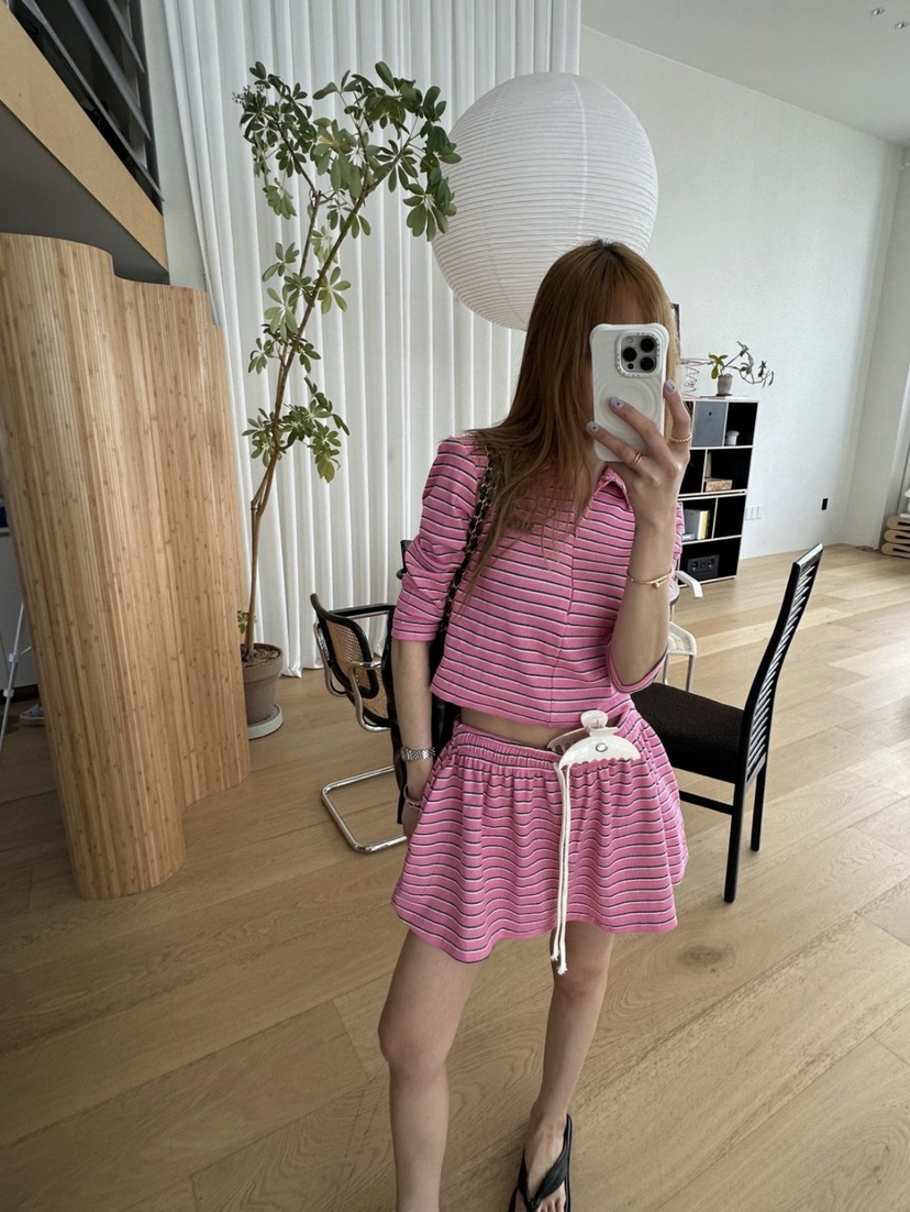 ZEROZERO東大門直郵女裝新品熱賣真品職業推薦26春夏短裙喇叭ZEROZERO短裙